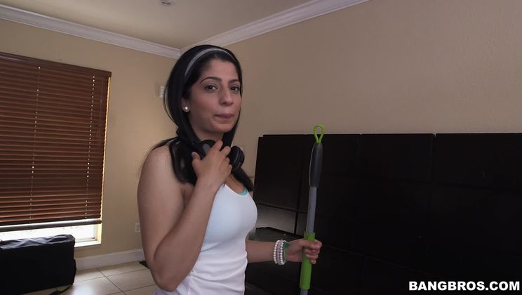 Maid gets sprayed