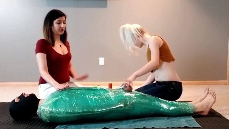 Mummified and Ruined in Chastity (Chastity and ruined orgasm Ft. Adah Vonn & Goddess D)