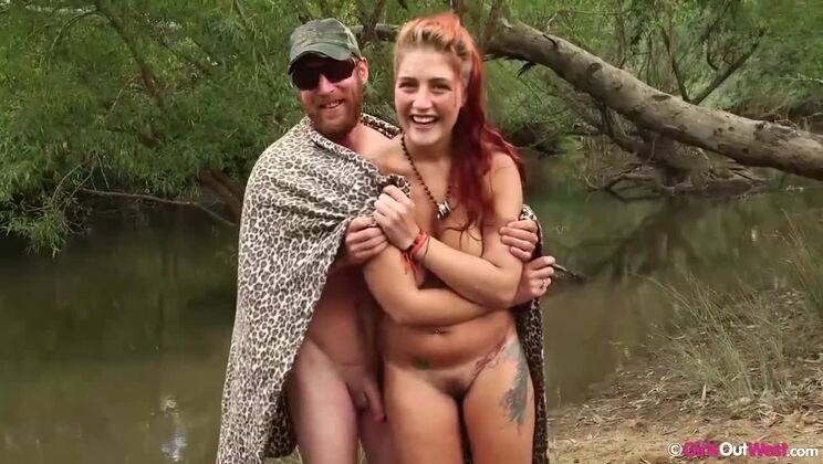Jack and the Redhead: An Outdoor Adventure with BTS & Big Tits