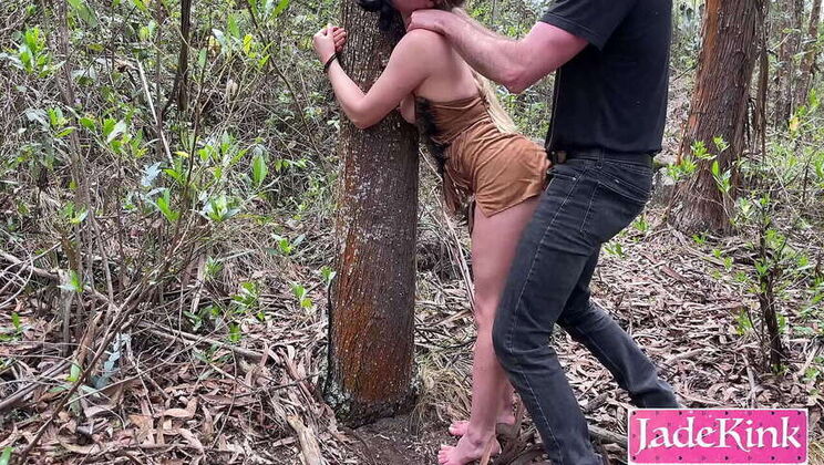 Wild Forest Sex: Handcuffed Tribal Girl Forced to Pleasure Hunter