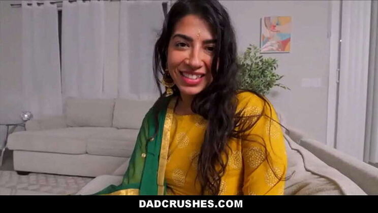 Young Arab Stepsister Experiences Forbidden Passion With White Stepfather - Jasmine Sherni, Joshua Lewis