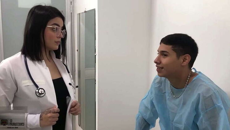 The physician performs oral sex on the patient, She insists that intercourse is necessary for my cure