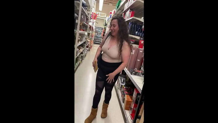 Remote Control Masturbation with Lovense Lush in Ace Hardware Store by Trixxi Love