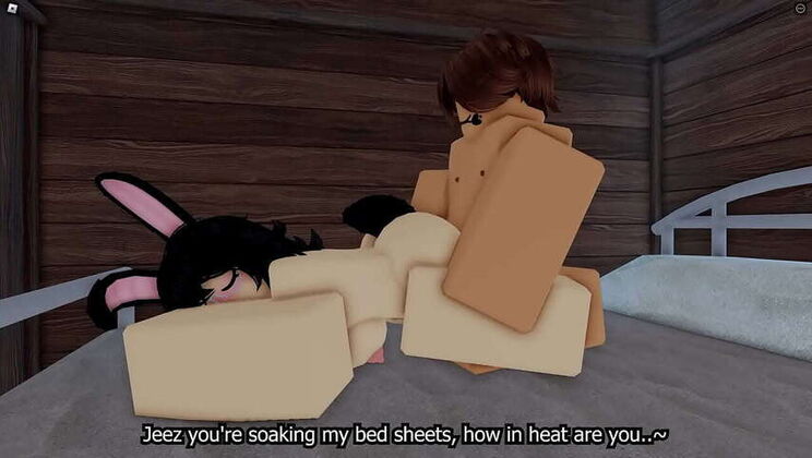 Defenseless Bunny-Girl: A Naughty Misadventure in Roblox RP