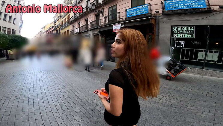 Street Pick-Up: Submissive Latina Teen's Hardcore Public Encounter with Big-Dicked Antonio