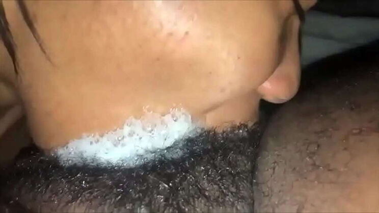 EBONY DEEPTHROAT Messy Oral Cum-Filled Experience (KingPov & Egyptian Blaq)