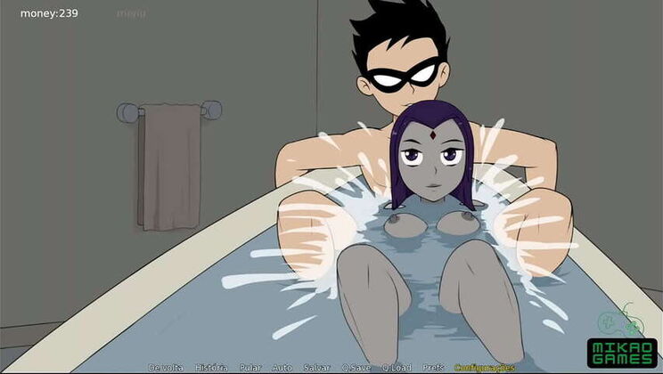 Young Hottie Titans Ep 25: Raven's Date Ends with Oral Delight
