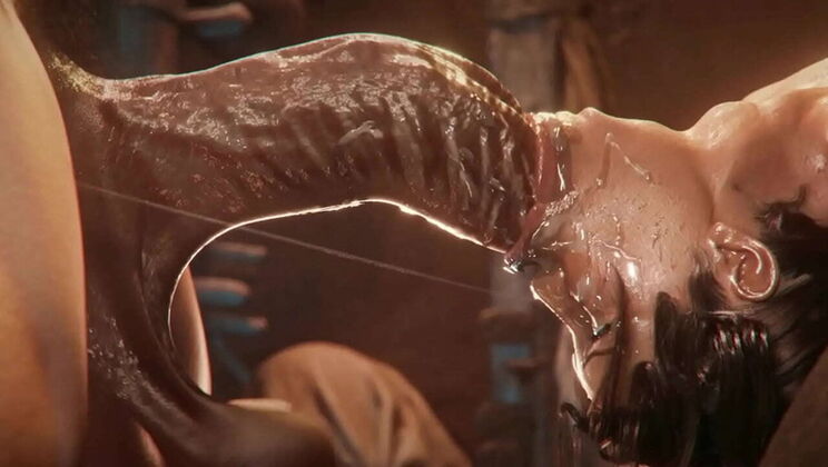 Lara Croft: Monster Dick Rider in FHD