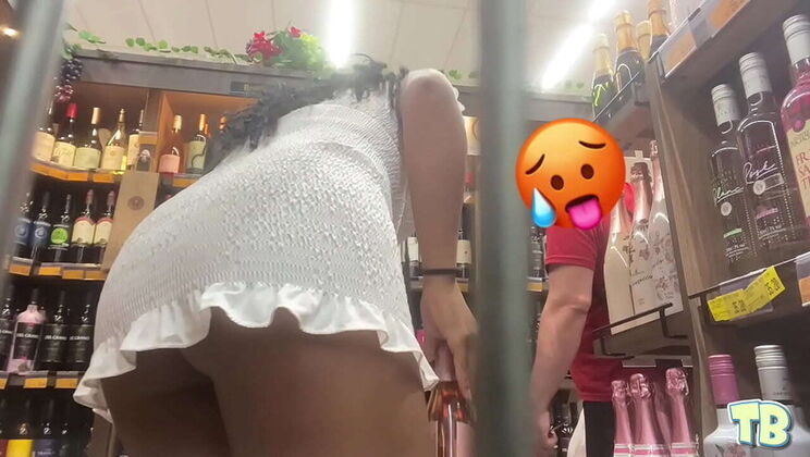 Latina Wife Fucked in Market Warehouse