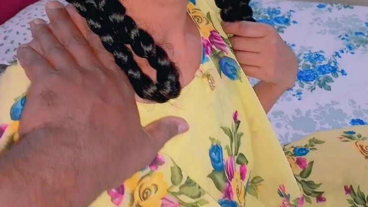 Desi Teen Gouthami Fucks Neighbor During Holiday - Hairy Pussy, Moaning, Telugu Audio