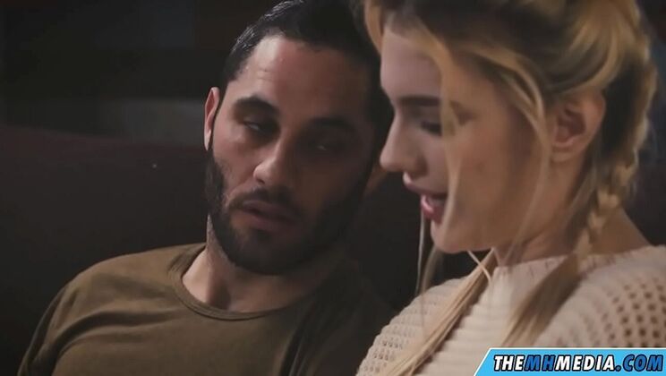 Young Blonde Teen Enjoys Sensual Romantic Sex