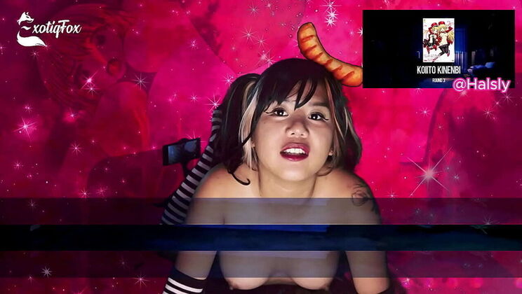 ExotiqFox Bouncing Tits & Ass - Asian Solo Masturbation JOI Fap Hero