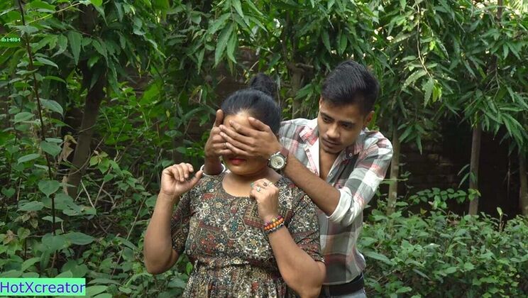 Desi Cheating Wife Romantic Fuck in Jungle - Hot Indian Sex with Clear Audio