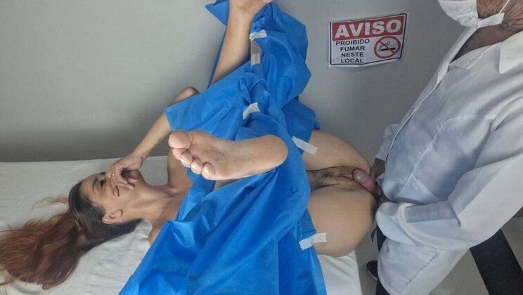 Redhead Teen Gets Wet During Intense Gynecologist Exam - Real Homemade Amateur 4K