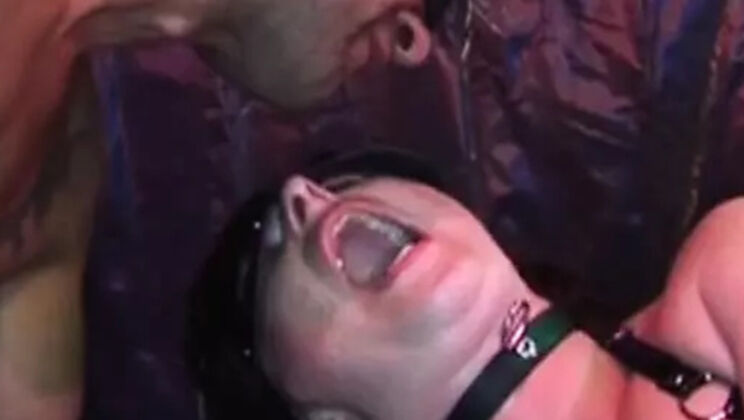 German BDSM Threesome with Horny Slut and Hardcore Fucking