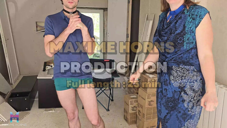 Maxime Horns & His Lovers: Wild Bisexual Orgy with Tattooed French Couples at a Construction Site!