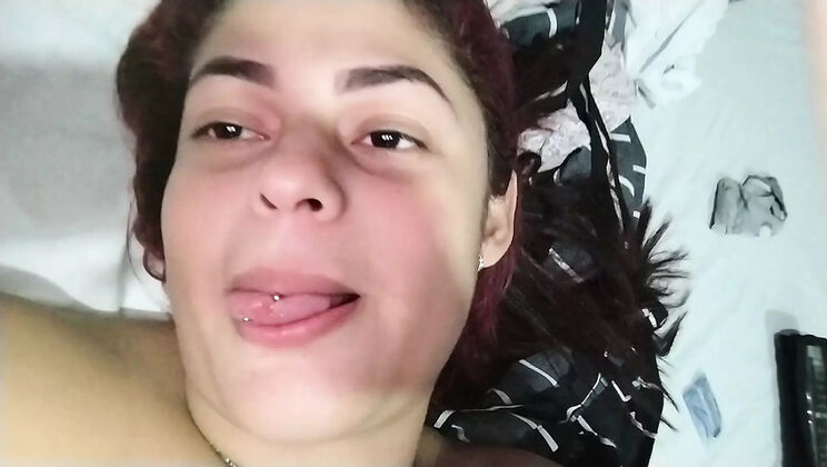 Young Neighbor Fucks MILF Angyamazon with Fat Cock and Cuckold Creampie at Home
