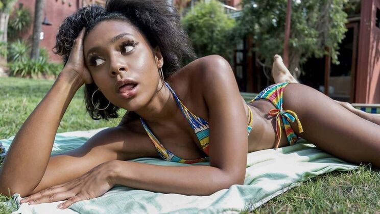 Hot African College Girl Takes Hardcore Interracial Doggystyle for Lunch