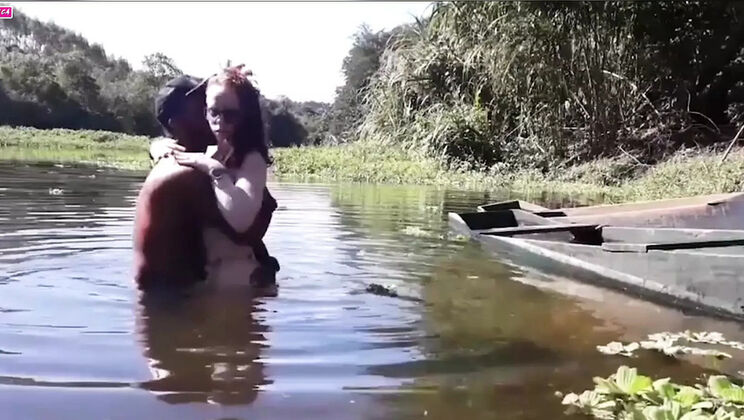 Blonde Teen Stepdaughter Takes Bath in Panties - Hot Fishing Trip Turns Wild in Rio