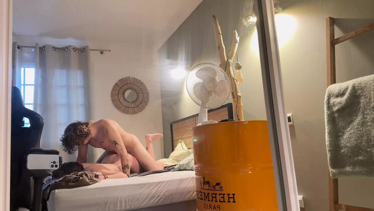 Amateur Blonde Fucks Friend's Sister in Shower - Cum on Big Ass After Family Dinner