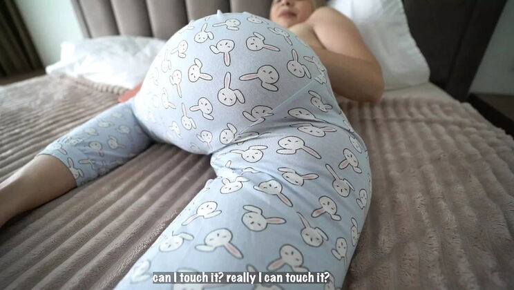 Blonde Stepmom Jenny Lux Seduces Step Son With Open Door & Creampie Finish