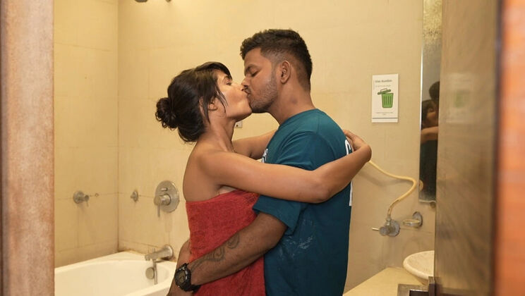 Relight Fucks SAWITA BHABHI Hard in Bathroom - Brutal 4K Indian Porn