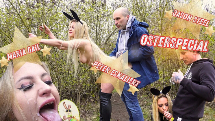 Wild German Easter Fuck - Jason Steel Pounds Maria Gail in Outdoor Sex