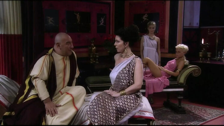 Hot Group Sex in Rome - Fausto Moreno Fucks Jennifer Love & Renata Black Hard