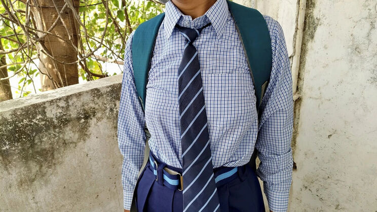 Hot Indian Desi School Girl Fucked Hard in Uniform - Big Tits & Doggy Style