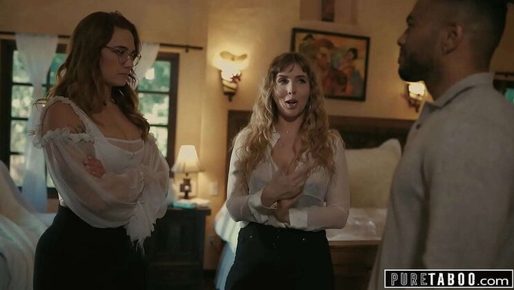 Lena Paul Gets Creampied by College Buddy While Wife Siri Dahl Watches - Threesome Lesbian Action