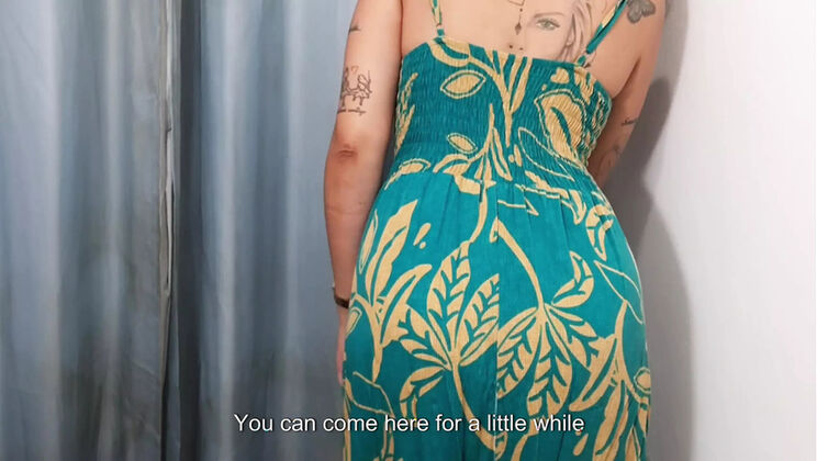 Naughty MILF Gabi Sweet Surprises Stranger in Store Fitting Room - Blowjob & Public Sex