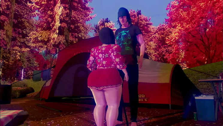 Hot Midget GF Gives Blowjob & Shows Fat Ass - Big Tits 3D Animation