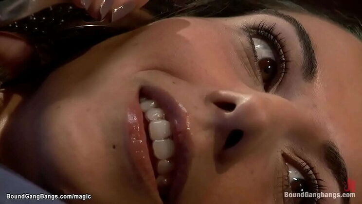 Horny Wife Lou Charmelle Takes Multiple Cocks for Her Birthday Gangbang
