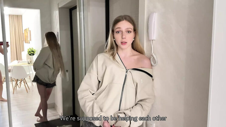 Hot Blonde Stepsister Arisha Mills Fucked Hard in Every Corner - POV Teen Sex