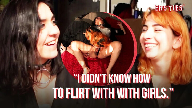 Hot Redhead Vesania Fucks Dark-Haired Okinu with a Strap-On - Lesbian Hardcore Action