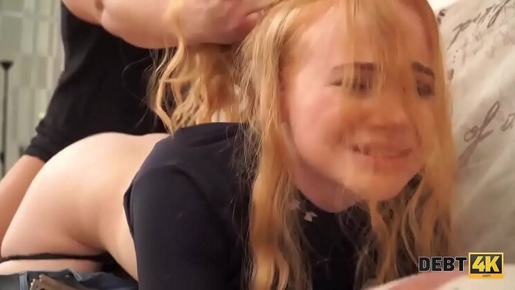 Hot Redhead Rose Wild Pays Debt with Doggystyle Sex - POV Amateur Teen