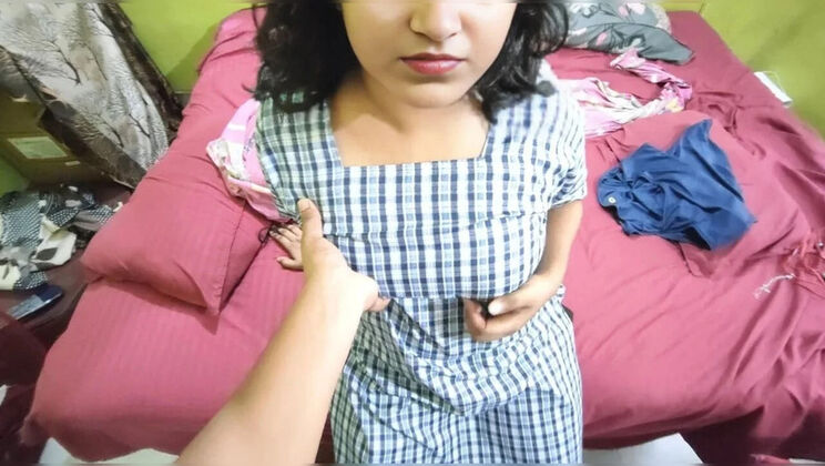 Indian School Girl Shraddha Pandey Deep Throat Blowjob & Cum Swallow - Desi Bhabhi Fuck