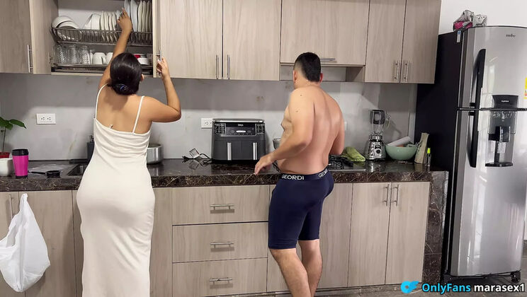 Hot Married Colombian MILF Gets Creampie From Stranger - No Panties Amateur Sex