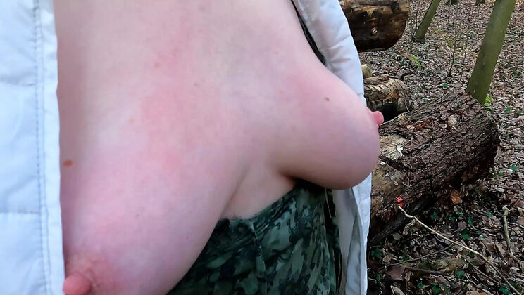 Bouncy Tits Outdoor Slapping & Public Humiliation - Rough Domination 4K