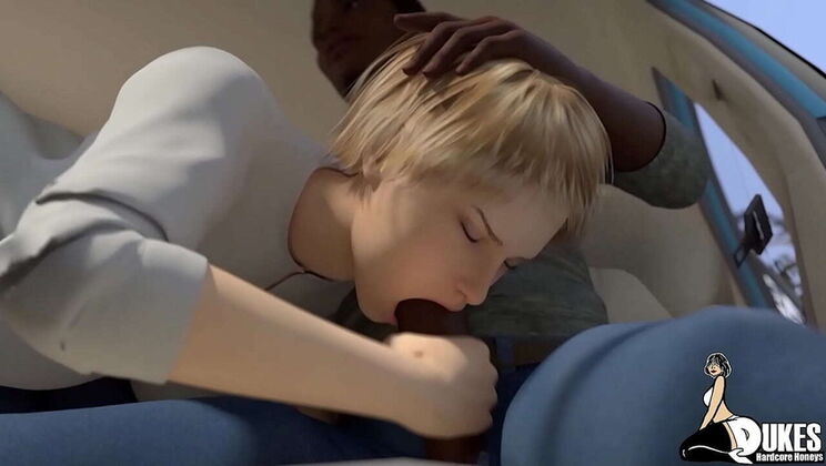 Best Friend Gives Me a Hot Car Blowjob - Big Dick Cum in Mouth