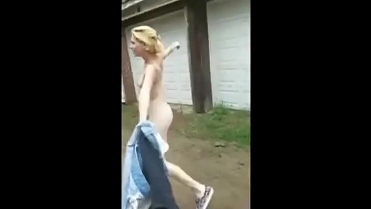 Hot Fit Girls Go Naked Outside - Petite Exhibitionist Fun!