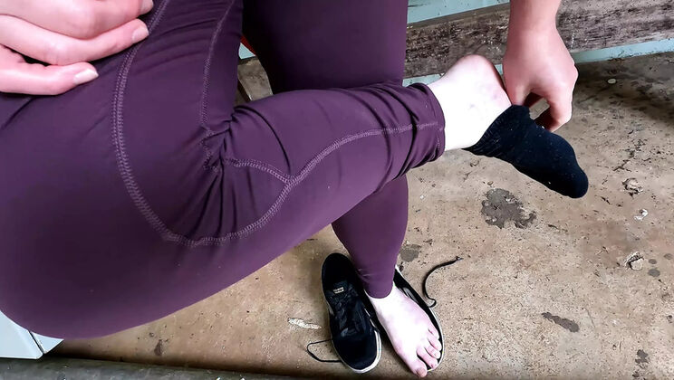 Busty German Babe Gets Spanked & Slapped in Public Workshop - BDSM Domination 4K