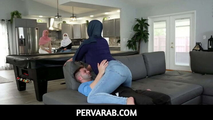 Horny Hijab Babes Willow Ryder, Violet Gems & Sophia Leone Get Fucked by Nicky Rebel - PervArab POV