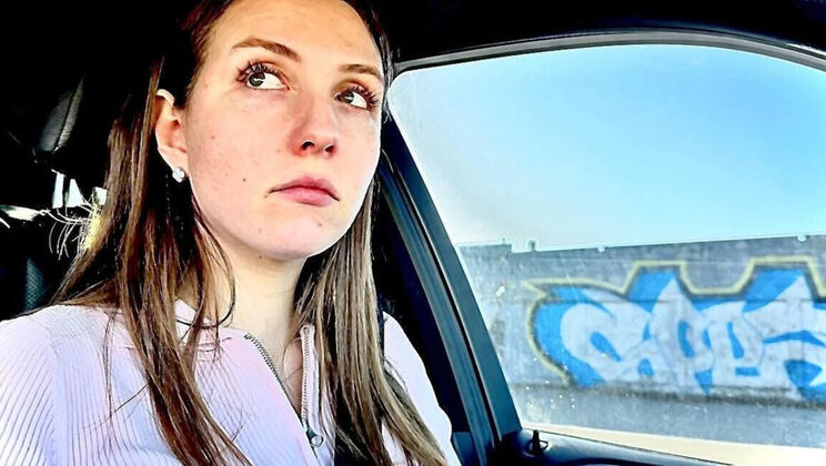 Teen Hottie Tickled in Car - Nose Play & Endless Pleasure