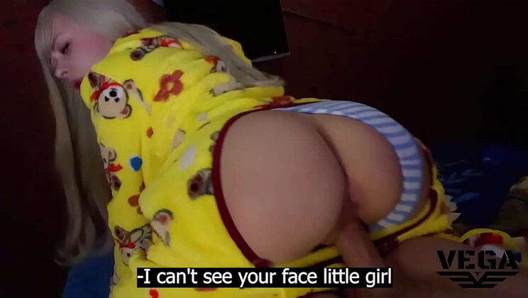 Scared Teen Stepdaughter Creampied By Big Dick Stepdad During Storm