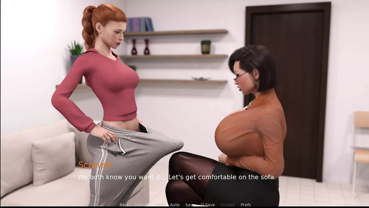 Hot MILF Scarlet Fucks Nun to Get Pregnant - Big Tits & Hentai 3D Sex