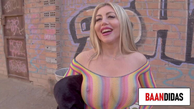 Hot Spanish babe Carla Boom skips husband to suck and ride big cock - creampie finish!