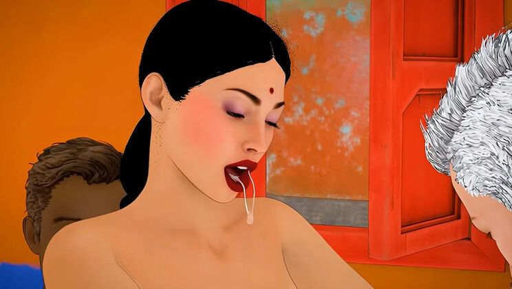 Hot Indian Bhabhi Gangbang - Milkman & Landlord Fuck Desi Aunty Hard