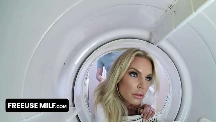 Busty Blonde Stepmom Rachael Cavalli Gets Freeused By Lucky Stud - Hardcore Stepfamily Threesome