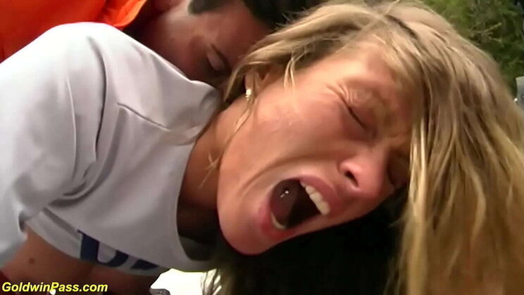 German Outdoor Anal Orgy in Snow - Rough Group Sex & Deepthroat